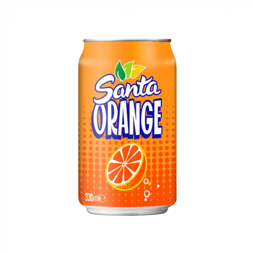 Refresco gaseado de naranja Santa (330 ml)'s foto | La Bodeguita de 26 |  BizneCubano