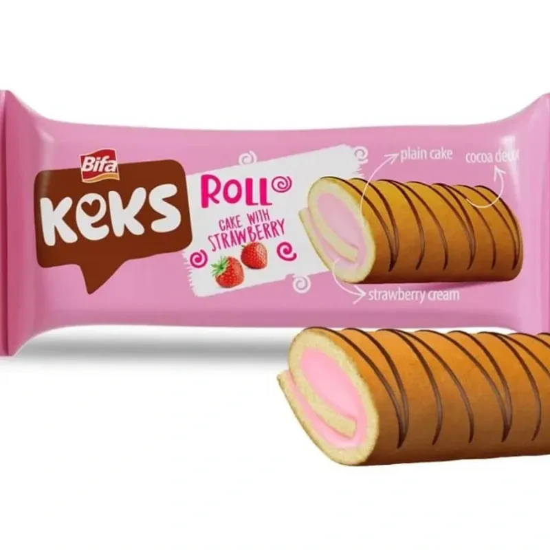 Rollito  crema fresa Keks Rolls's foto | La Bodeguita de 26 |  BizneCubano
